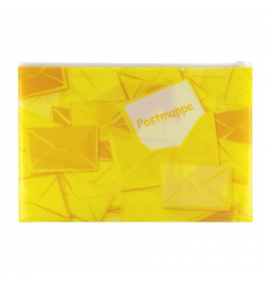 Postmappe 20000, A4 gelb Polypropylen (PP), f&uuml;r ca. 80 Blatt (80 g/m&sup2;)