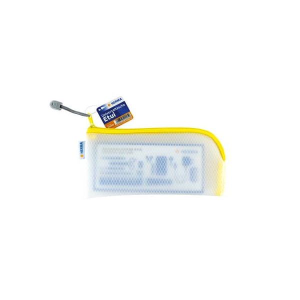 4008705200059 - Reißverschlusstasche 23x11cm gelb 4008705200059 HERMA 20005
