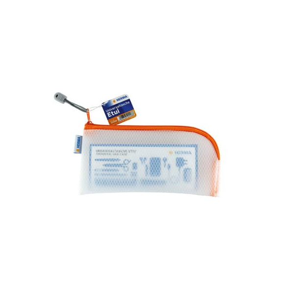4008705200066 - Reißverschlusstasche 23x11cm orange 4008705200066 HERMA 20006