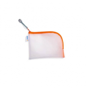 Reißverschlusstasche A6 19x14cm orange