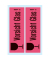 Warnetiketten 5739 rot »Vorsicht Glas!« 39,0 x 118,0 mm