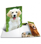 Heftbox 7139, A4 hunde, Polypropylen (PP)
