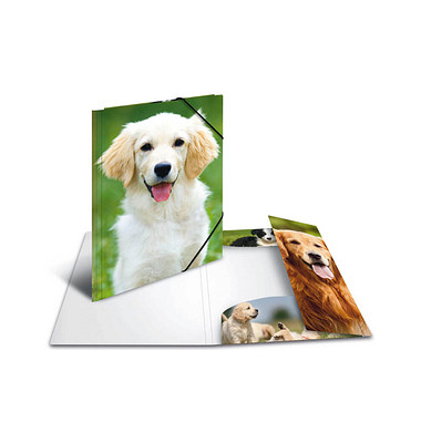 Heftbox 7139, A4 hunde, Polypropylen (PP)