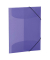Heftbox 19581, A4 lila transparent, Polypropylen (PP)