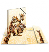 Heftbox 19957, A4 giraffen, Polypropylen (PP)