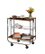 WENKO Servierwagen Dinett Deluxe braun 68,0 x 40,6 x 70,0 cm