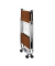 WENKO Servierwagen Dinett Deluxe braun 68,0 x 40,6 x 70,0 cm