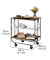 WENKO Servierwagen Dinett Deluxe braun 68,0 x 40,6 x 70,0 cm