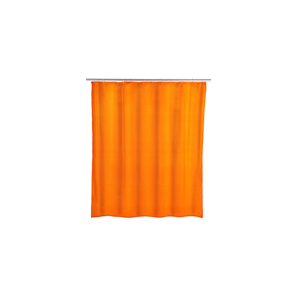 4008838120507 - Anti-Schimmel Duschvorhang Uni Orange Textil (Polyester) 180 x 200 cm waschbar Orange Polyester orange - orange - Wenko 4008838120507 - Anti-Schimmel Duschvorhang Uni Orange Textil (Polyester) 180 x 200 cm waschbar Orange Polyester orange - orange - Wenko