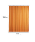 WENKO Duschvorhang orange 180,0 x 200,0 cm