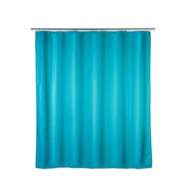WENKO Duschvorhang blau 180,0 x 200,0 cm