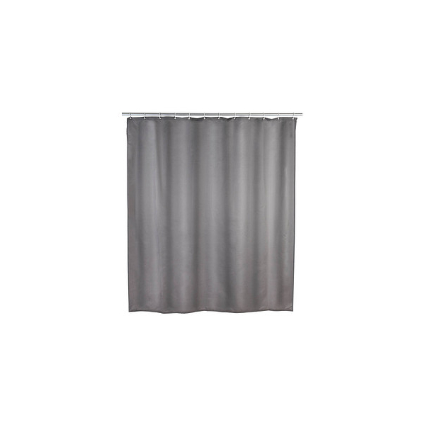 4008838120552 - Anti-Schimmel Duschvorhang Uni Grey Textil (Polyester) 180 x 200 cm waschbar Grau Polyester grau - grau - Wenko 4008838120552 - Anti-Schimmel Duschvorhang Uni Grey Textil (Polyester) 180 x 200 cm waschbar Grau Polyester grau - grau - Wenko