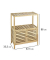 WENKO Beistellregal Norway walnuss 67,5 x 35,5 x 86,0 cm