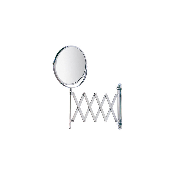 4008838151655 - Kosmetik-Wandspiegel Teleskop Exclusiv Wandspiegel 3-fach Vergrößerung Silber glänzend Stahl chrom Glas - silber glänzend - Wenko 4008838151655 - Kosmetik-Wandspiegel Teleskop Exclusiv Wandspiegel 3-fach Vergrößerung Silber glänzend Stahl chrom Glas - silber glänzend - Wenko