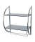WENKO Wandregal silber 45,5 x 26,0 x 54,5 cm