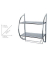 WENKO Wandregal silber 45,5 x 26,0 x 54,5 cm