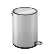 WENKO Monza Kosmetikeimer 3,0 l silber matt