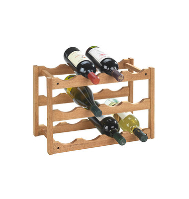 2 WENKO Weinregale Norway braun 42,0 x 21,0 x 28,0 cm