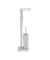 WENKO WC-Garnitur Onyx grau, silber Stein
