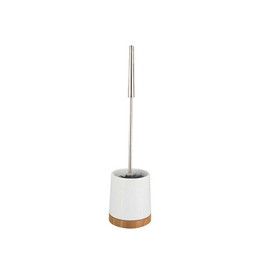 WENKO WC-Garnitur Bamboo weiß, braun Stein