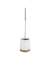 WENKO WC-Garnitur Bamboo weiß, braun Stein