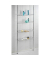 WENKO Teleskopregal Ellera silber 71,0 x 20,0 x 65,0 - 285,0 cm