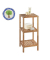 WENKO Beistellregal Norway walnuss 36,0 x 36,0 x 79,0 cm
