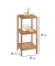 WENKO Beistellregal Norway walnuss 36,0 x 36,0 x 79,0 cm