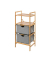 WENKO Beistellregal Bahari braun, grau 44,0 x 34,0 x 96,0 cm