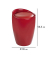 Hocker 20624100 Candy, rot, bis 120kg