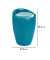 Hocker 20625100 Candy, petrol, bis 120kg