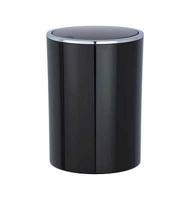 WENKO Inca Kosmetikeimer 5,0 l schwarz