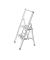WENKO Klapptritt silber 2 Stufen, H: 94,0 cm