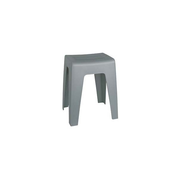 4008838234273 - Badhocker Kumba Grau Stabile Qualität aus Kunststoff Grau Polypropylen grau - grau - Wenko 4008838234273 - Badhocker Kumba Grau Stabile Qualität aus Kunststoff Grau Polypropylen grau - grau - Wenko