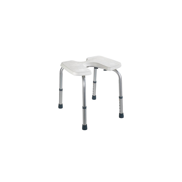 4008838236789 - Hygienehocker Secura höhenverstellbar 120 kg Tragkraft Weiß Kunststoff weiß Aluminium aluminium - weiß - Wenko 4008838236789 - Hygienehocker Secura höhenverstellbar 120 kg Tragkraft Weiß Kunststoff weiß Aluminium aluminium - weiß - Wenko