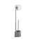WENKO WC-Garnitur Avola grau, silber Metall
