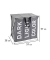 WENKO Wäschesortierer Trio Top grau