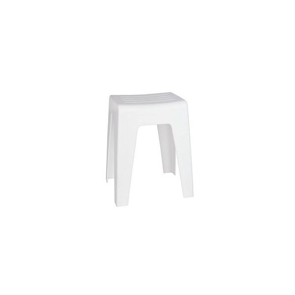 4008838241257 - Badhocker Kumba Weiß Stabile Qualität aus Kunststoff Weiß Polypropylen weiß - weiss - Wenko 4008838241257 - Badhocker Kumba Weiß Stabile Qualität aus Kunststoff Weiß Polypropylen weiß - weiss - Wenko