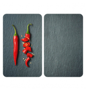 Herdabdeckplatten Cayenne grau