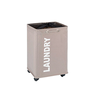 WENKO Wäschekorb Quadro taupe