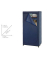 WENKO Business Kleiderschrank blau 1 Fachboden 75,0 x 50,0 x 160,0 cm
