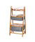 WENKO Beistellregal Bahari braun, grau 44,0 x 34,0 x 91,0 cm