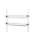 Herkules Ablagen für Garderobensystem grau 94,0 x 38,0 x 8,0 cm