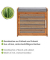 WENKO Bahari Schuhschrank braun, grau 2 Fachböden 50,0 x 33,0 x 45,0 cm