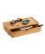 Aufbewahrungsbox Terra 23921100, außen 28x14x6cm, Bambus braun