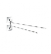 Handtuchhalter Quadro silber