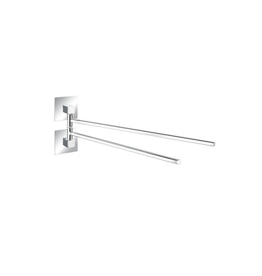 WENKO Handtuchhalter Quadro silber