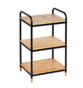 Beistellregal Loft braun, schwarz 42,0 x 33,5 x 69,0 cm