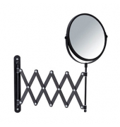 WENKO Wand-Kosmetikspiegel Exclusiv schwarz