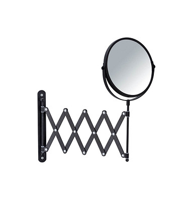 WENKO Wand-Kosmetikspiegel Exclusiv schwarz